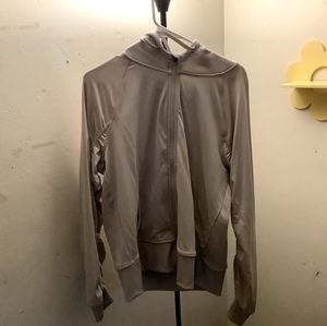Gray fitness jacket